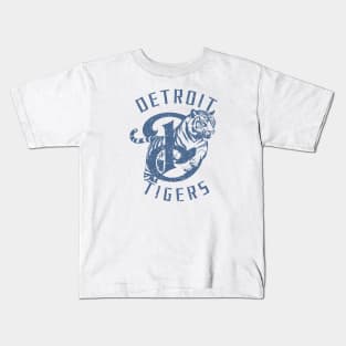 Detroit tigers - retro style Kids T-Shirt